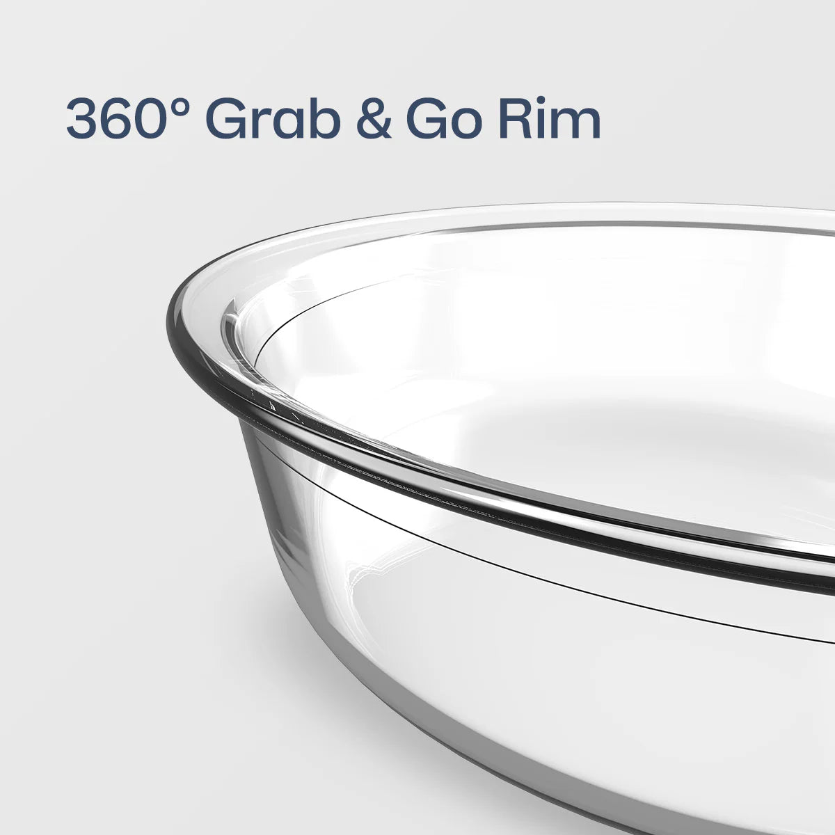 Tupperware Voila�?Glass Round Bakeware | Airtight Food Storage Dish