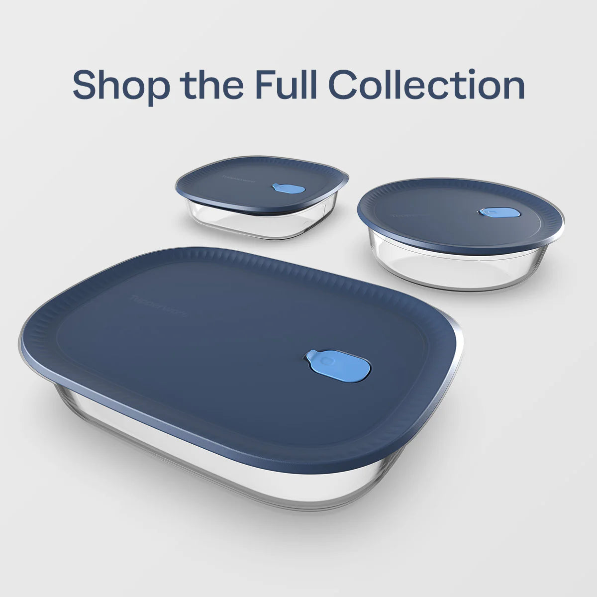 Tupperware Voila�?Glass Round Bakeware | Airtight Food Storage Dish