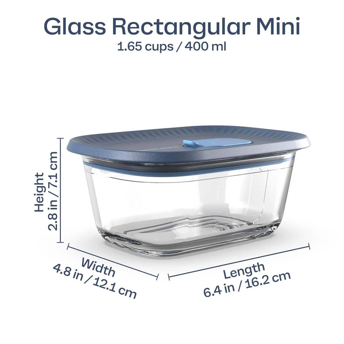 Tupperware Voila�?Glass Food Storage Containers | Set of 4