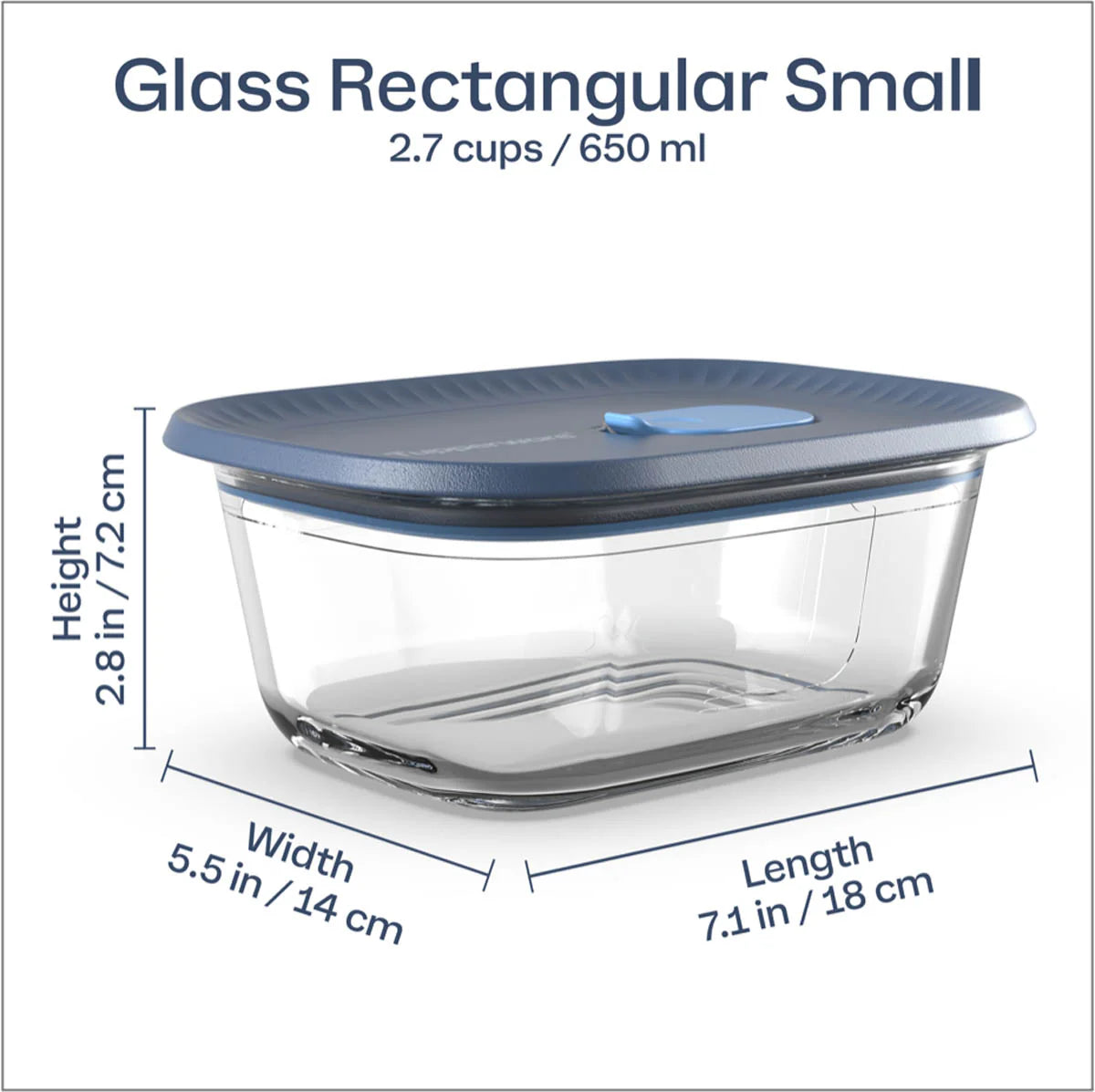 Tupperware Voila�?Glass Food Storage Containers | Set of 4