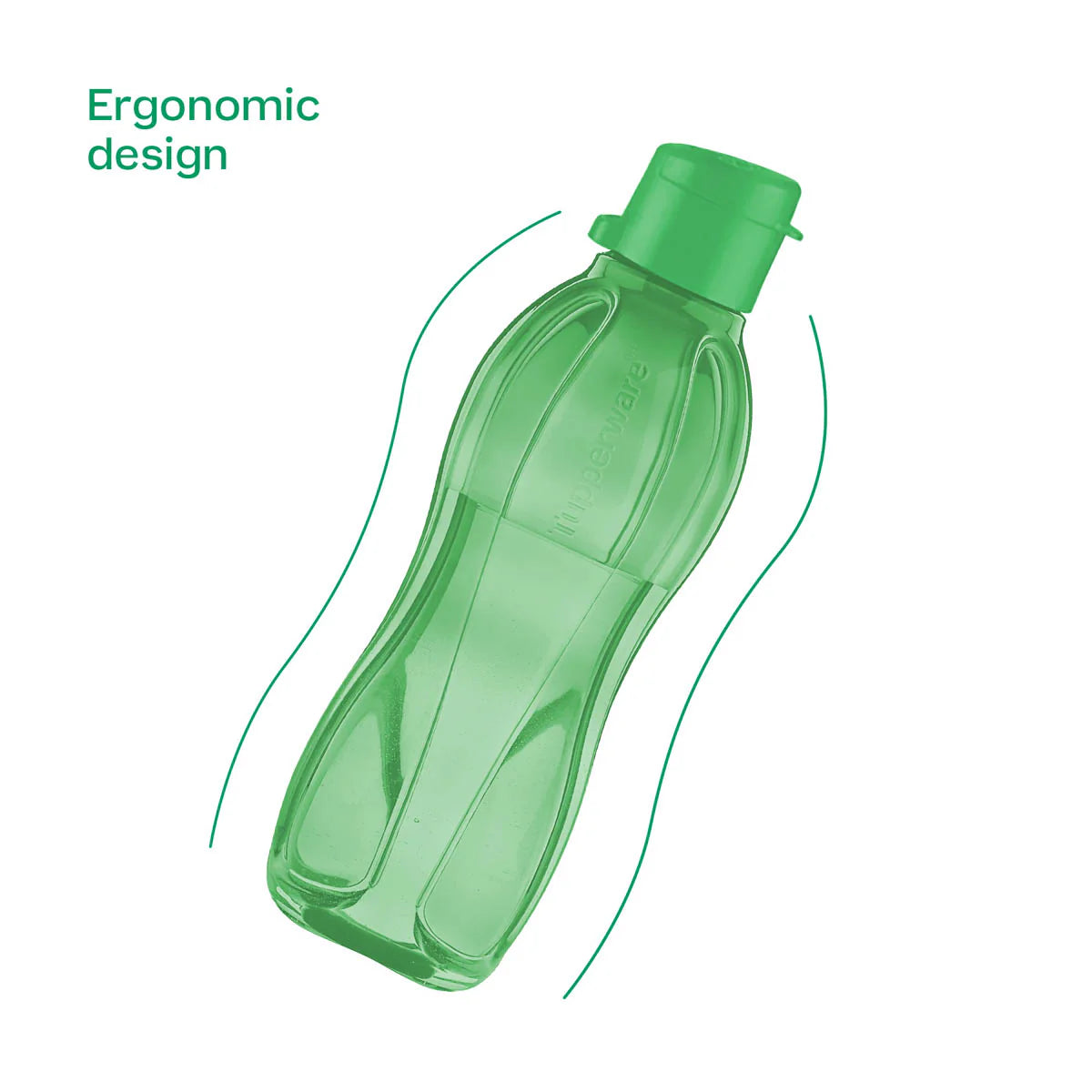 Tupperware Eco Reusable Water Bottles | Set of 5 | 16 oz / 500 mL Leakproof