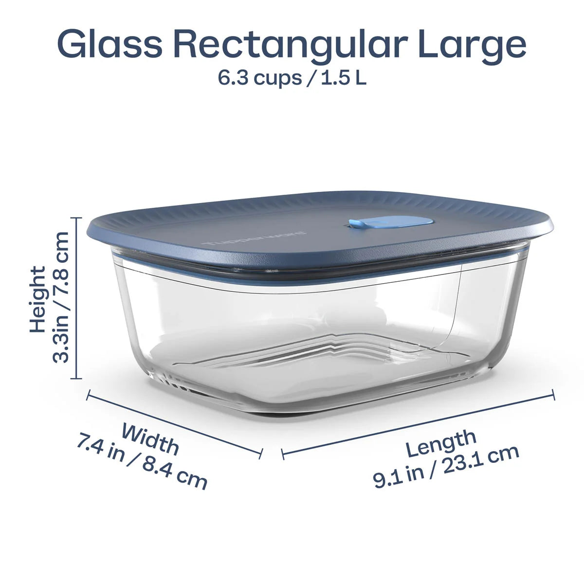 Tupperware Voila�?Glass Food Storage Containers | Set of 4